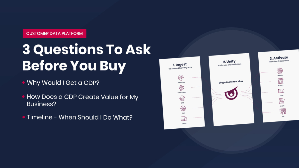 Customer Data Platform: 3 Questions To Ask Before You Buy