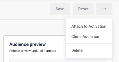 Upgrade of the CDP Audience Builder previw