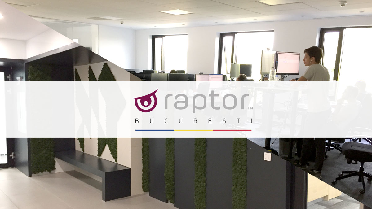 Raptor has opened a new office in Bukarest