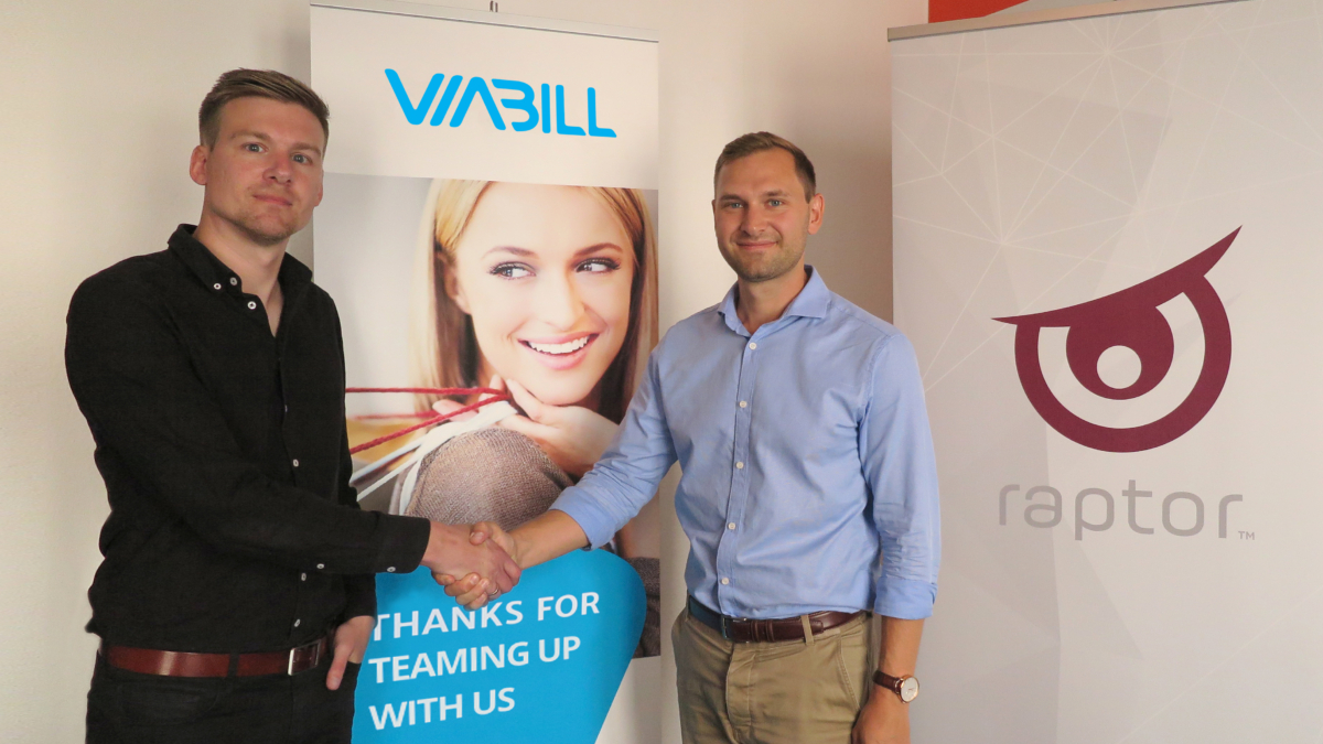 Raptor services in new partnership with Viabill